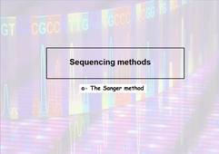 3. Sequencing methods part 1